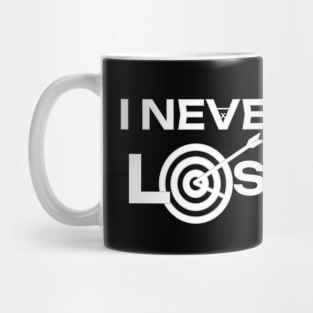 I NEVER Lose Target Arrows Winning Design Mug